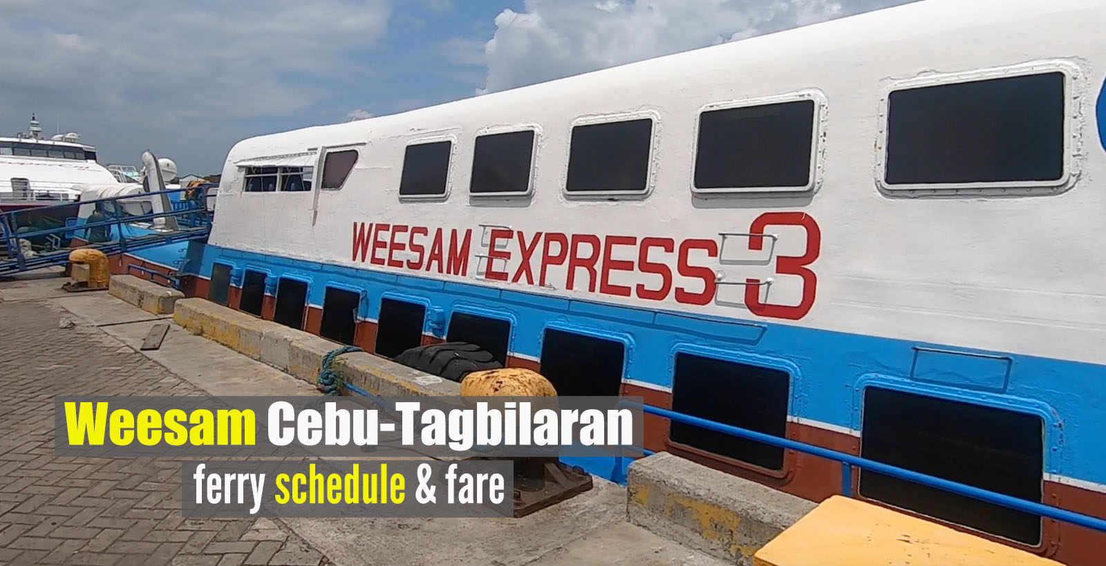2024 Weesam Express Bacolod to Iloilo Ferry Schedule & Fare + Online