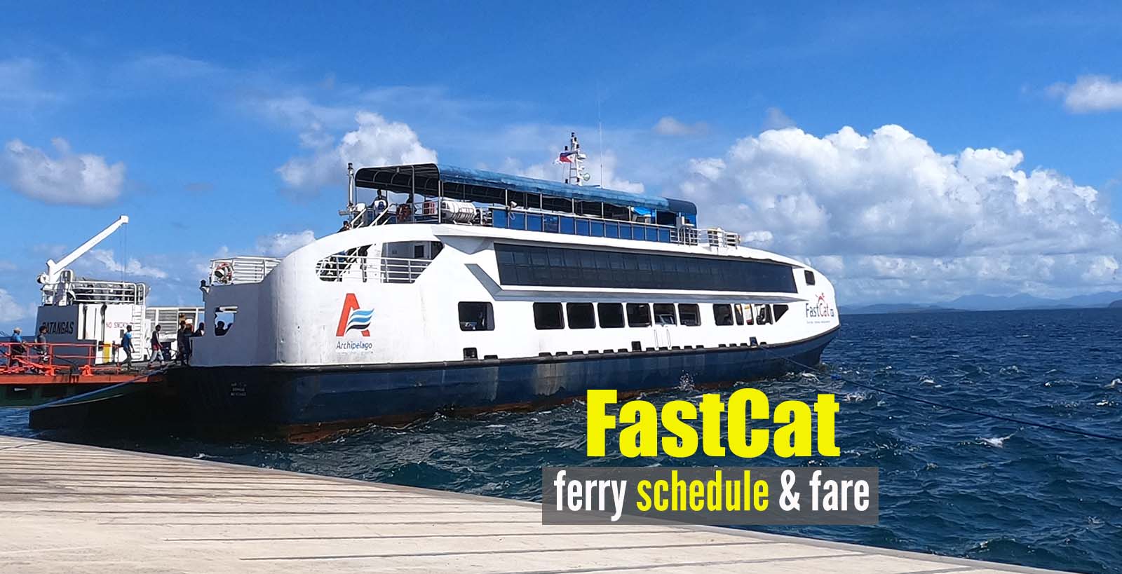 catamaran ferry schedule