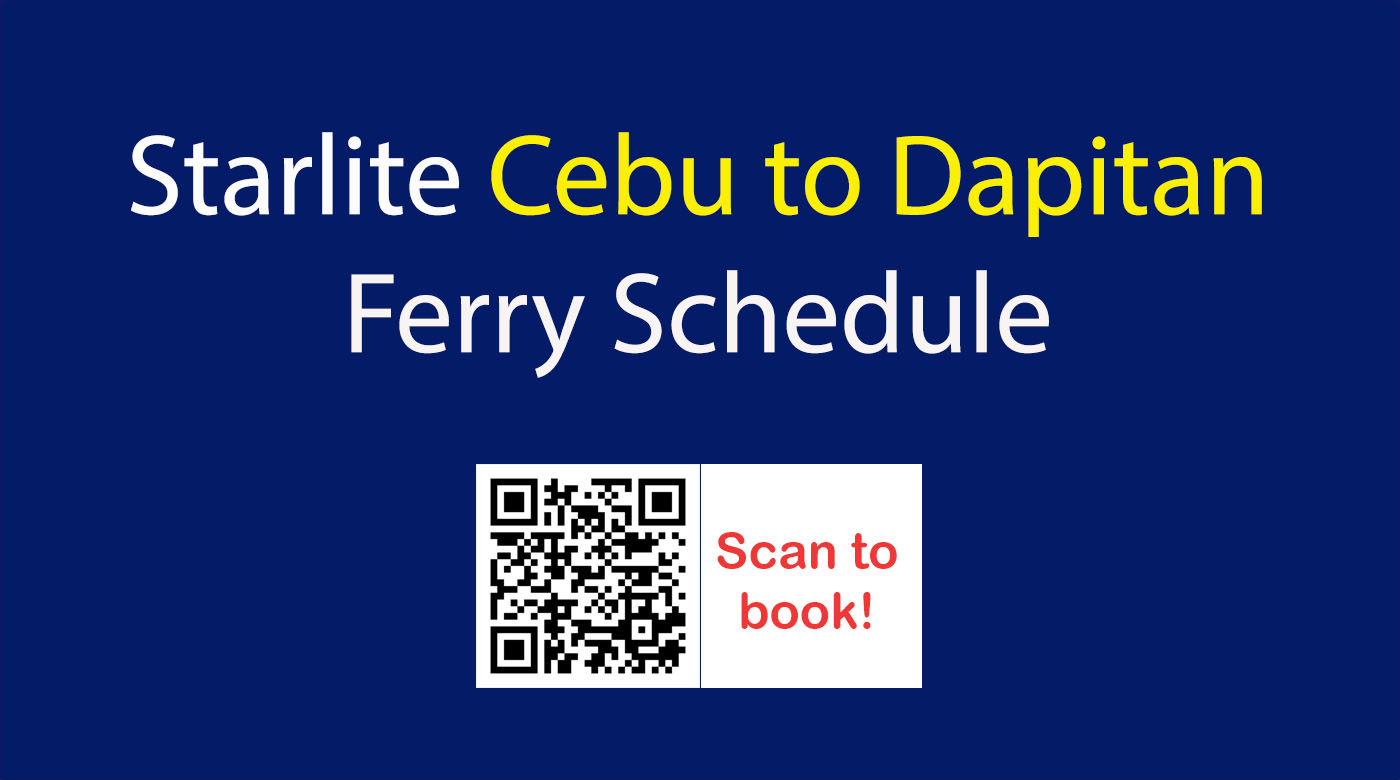 2024 Cebu to Dapitan Ferry Schedule via Starlite Ferries